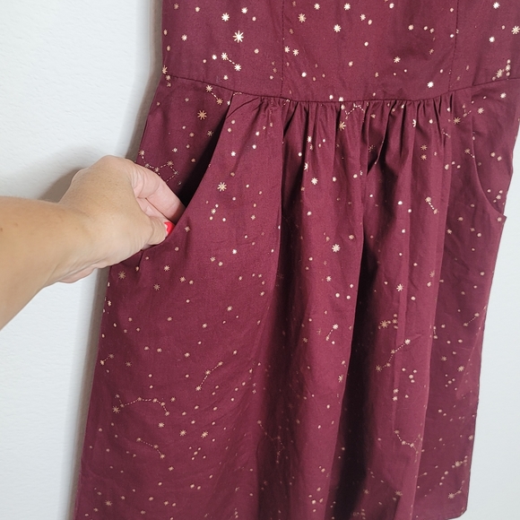 ModCloth Heart and Solar System A-Line Dress - Picture 7 of 11